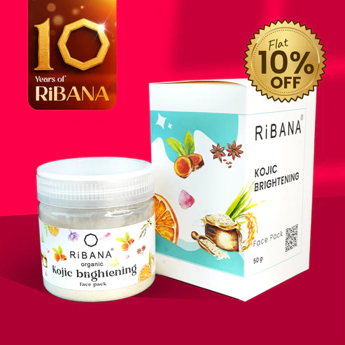 RiBANA Kojic Brightening Face Pack - 50gm