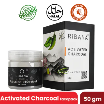 RiBANA Activated Charcoal Face Pack - 50gm