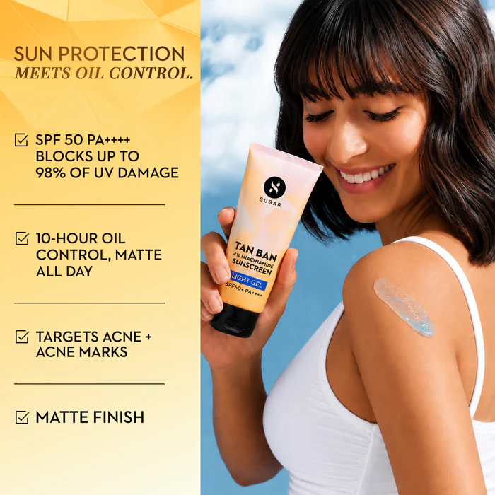 Tan Ban 4% Niacinamide Sunscreen Light Gel