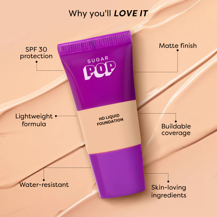 SUGAR POP HD Liquid Foundation