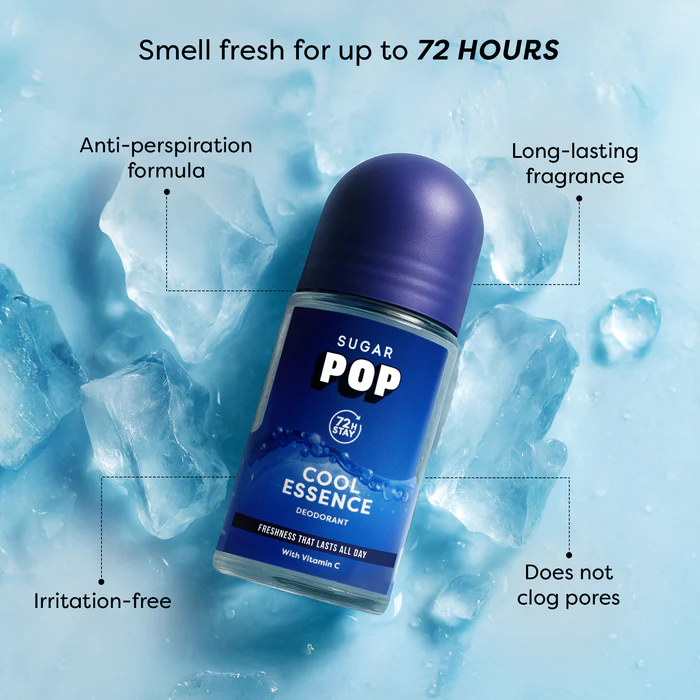 SUGAR POP Cool Essence Roll on Deodorant 50ml