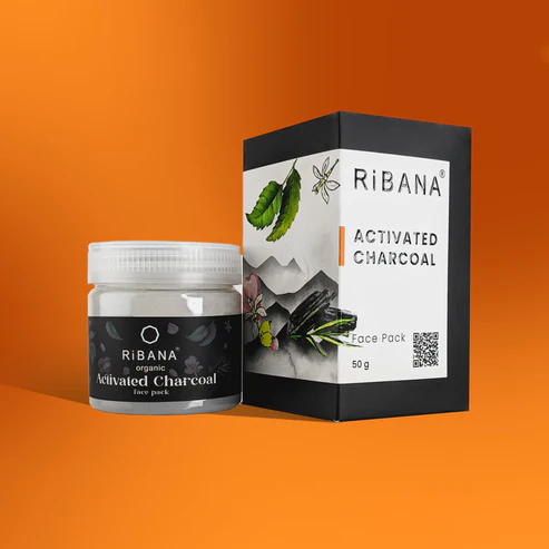 RiBANA Activated Charcoal Face Pack - 50gm