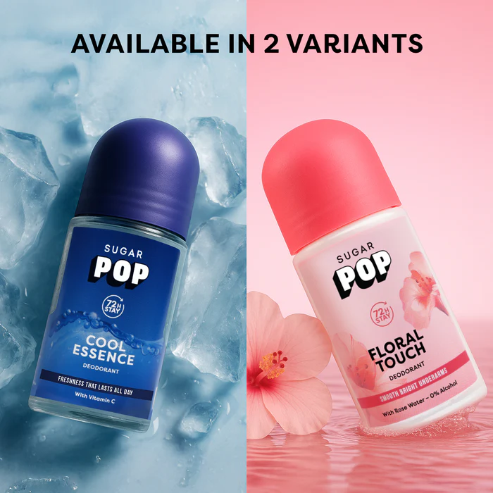 SUGAR POP Cool Essence Roll on Deodorant 50ml
